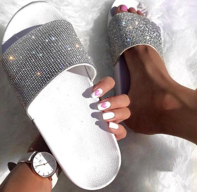 Women's Fashion Rhinestone Sandals - Shop Shiningbabe - Womens Fashion Online Shopping Offering Huge Discounts on Shoes - Heels, Sandals, Boots, Slippers; Clothing - Tops, Dresses, Jumpsuits, and More.
