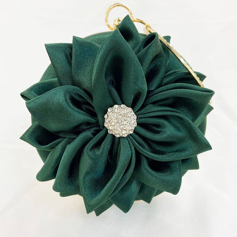 Flower Rhinestone Design Handbags