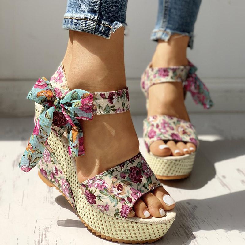 Women's Fashion Bowknot Design Wedge Sandals - Shop Shiningbabe - Womens Fashion Online Shopping Offering Huge Discounts on Shoes - Heels, Sandals, Boots, Slippers; Clothing - Tops, Dresses, Jumpsuits, and More.