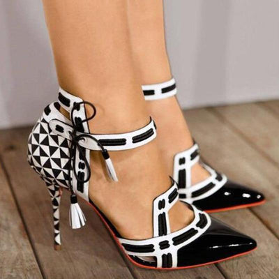 Women's Fashion Pointed Toe Hollow Open Heels - Shop Shiningbabe - Womens Fashion Online Shopping Offering Huge Discounts on Shoes - Heels, Sandals, Boots, Slippers; Clothing - Tops, Dresses, Jumpsuits, and More.