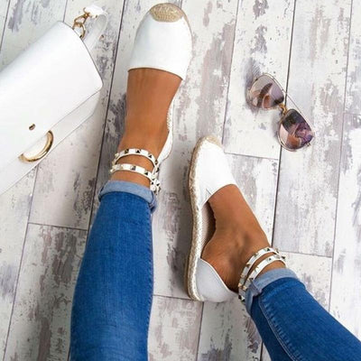Rivet Strap Lace-up Shoes - Shop Shiningbabe - Womens Fashion Online Shopping Offering Huge Discounts on Shoes - Heels, Sandals, Boots, Slippers; Clothing - Tops, Dresses, Jumpsuits, and More.