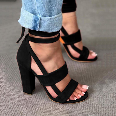 Cross Strap High Heel Sandals - Shop Shiningbabe - Womens Fashion Online Shopping Offering Huge Discounts on Shoes - Heels, Sandals, Boots, Slippers; Clothing - Tops, Dresses, Jumpsuits, and More.