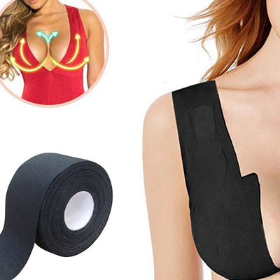 1 Roll Comfort Sexy Seamless Bra Breast Lift Tape Body Invisible Nipple Cover Silicone Strapless Push Up Bra